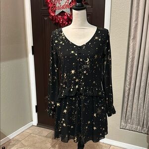 Boho Baby Doll Astrology Dress